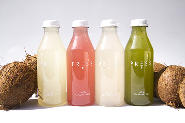 press organic cold pressed juice label